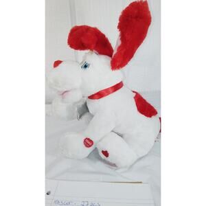 Vtg Chantilly Lane Singing Smoochi Pooch Hard To Find Red And White Dog Nwt